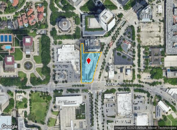  1616 Post Oak Blvd, Houston, TX Parcel Map