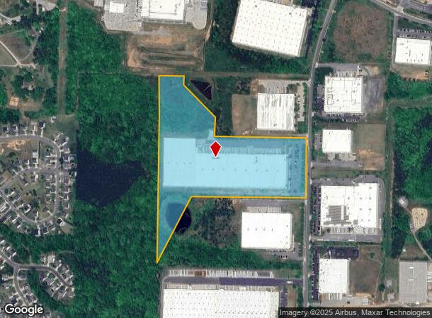  1027 Corporate Park Dr, Mebane, NC Parcel Map