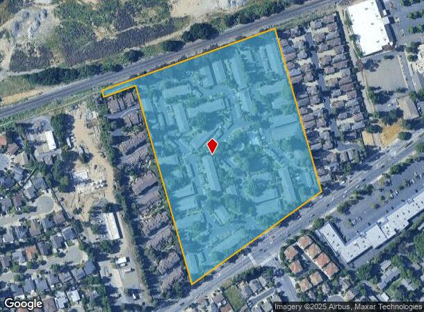 889 Mowry Ave, Fremont, CA Parcel Map