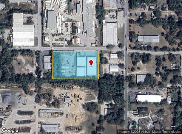2501 Industrial St, Leesburg, FL Parcel Map