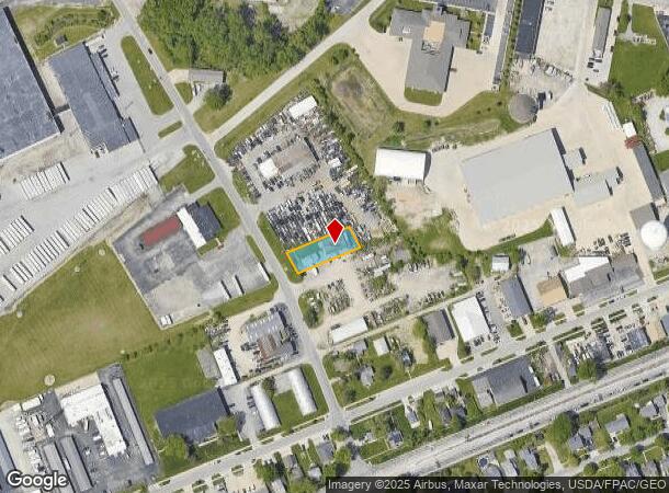 802 Kingsbury St, Maumee, OH Parcel Map