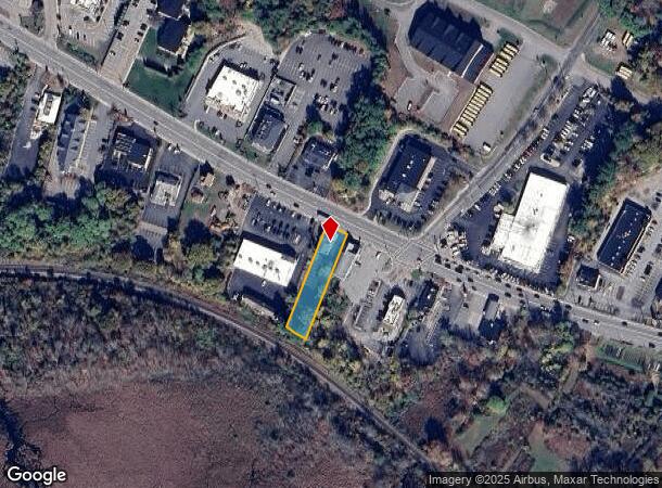 444 W Central St, Franklin, MA Parcel Map