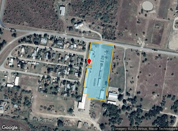  1019 W Houston Rd, Refugio, TX Parcel Map