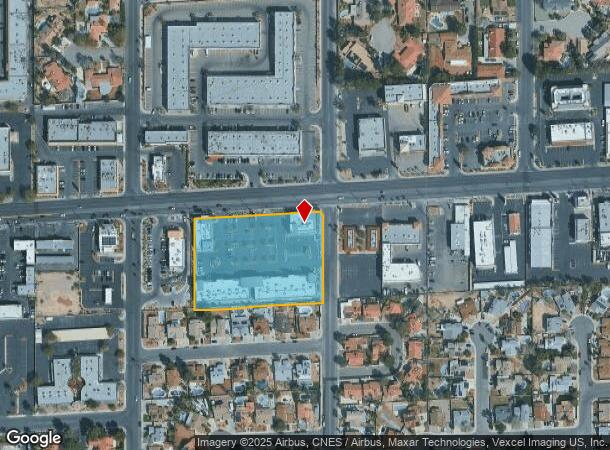  5825 Spring Mountain Rd, Las Vegas, NV Parcel Map