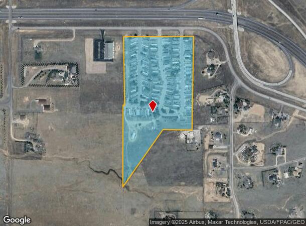  4746 E Skyline Dr, Laramie, WY Parcel Map