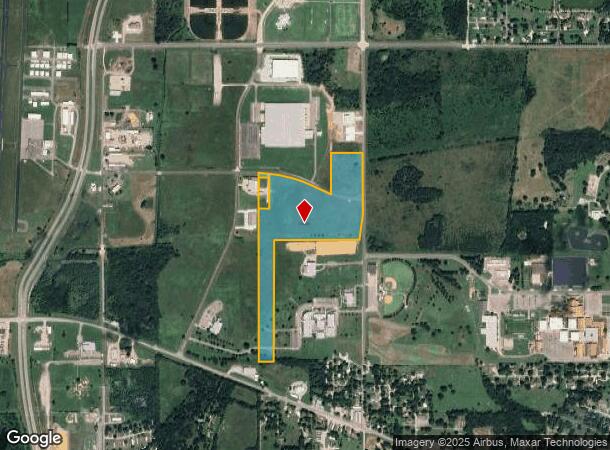  1030 Moccasin, Tahlequah, OK Parcel Map