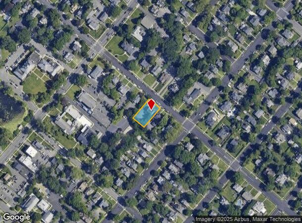  134 S Euclid Ave, Westfield, NJ Parcel Map