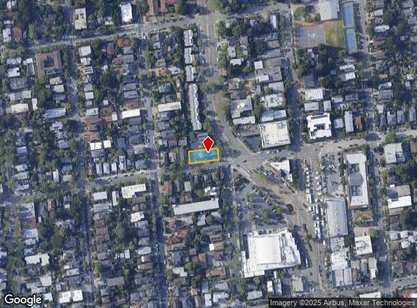 2025 Rose St, Berkeley, CA Parcel Map