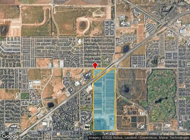 102 N Quaker Ave, Lubbock, TX Parcel Map