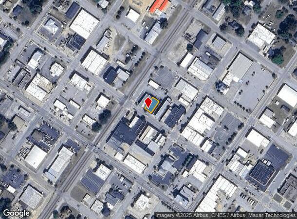  107 E Broad St, Dunn, NC Parcel Map