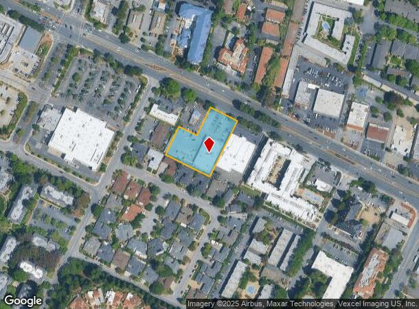  831 E El Camino Real, Mountain View, CA Parcel Map