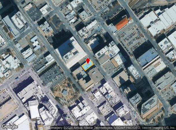 321 N Stanton St, El Paso, TX Parcel Map