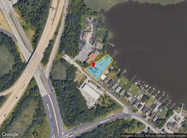  6400 N Point Rd, Sparrows Point, MD Parcel Map