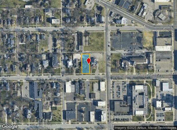  521 W Colfax Ave, South Bend, IN Parcel Map
