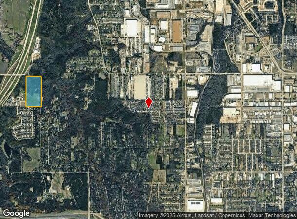  6711 Grady Niblo Rd, Dallas, TX Parcel Map