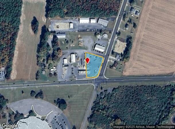  1801 Race St, Cambridge, MD Parcel Map