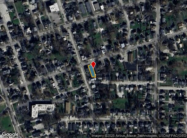  207 E Liberty St, Ashland, OH Parcel Map