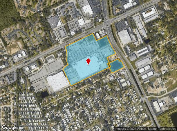  1101 Beville Rd, Daytona Beach, FL Parcel Map