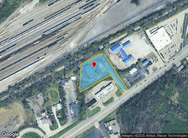 1047 N Main St, Creve Coeur, IL Parcel Map