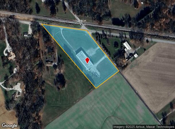  483 N Mount Zion Rd, Vincennes, IN Parcel Map