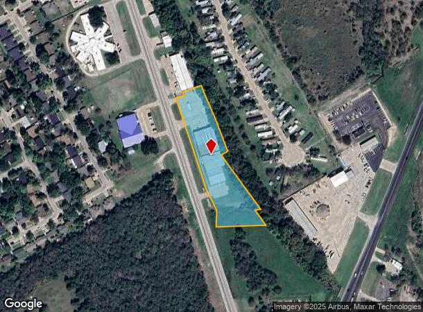 1212 S Clay St, Ennis, TX Parcel Map
