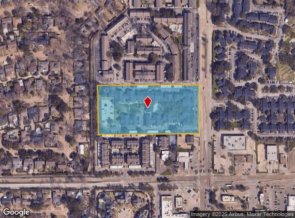  9763 Audelia Rd, Dallas, TX Parcel Map