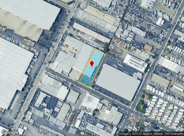 1604 Beach St, Montebello, CA Parcel Map