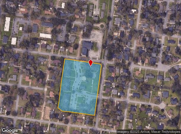 410 S Washington Ave, Mobile, AL Parcel Map