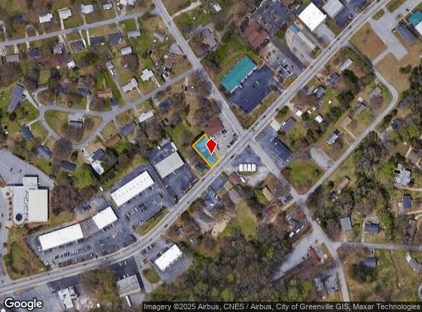 117 E Butler Rd, Mauldin, SC Parcel Map