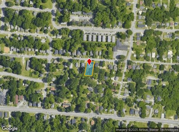  1314 Franklin Ave, High Point, NC Parcel Map