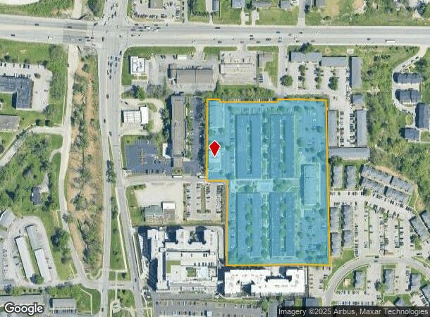  2036 N Walnut St, Bloomington, IN Parcel Map