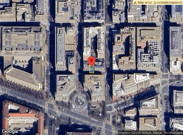  709 D St Nw, Washington, DC Parcel Map