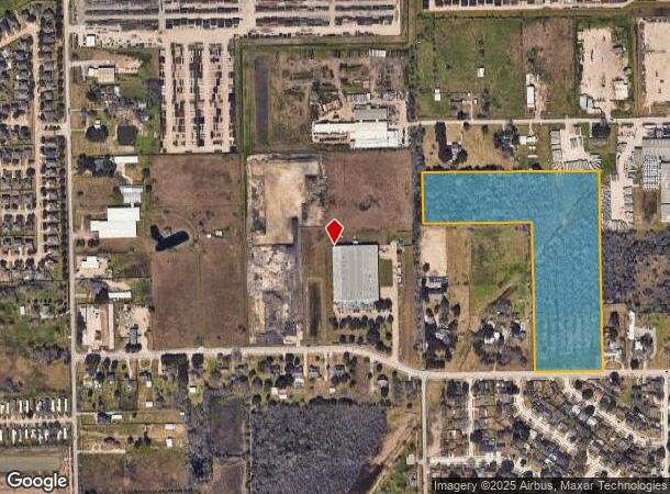 5331 W Orange St, Pearland, TX Parcel Map