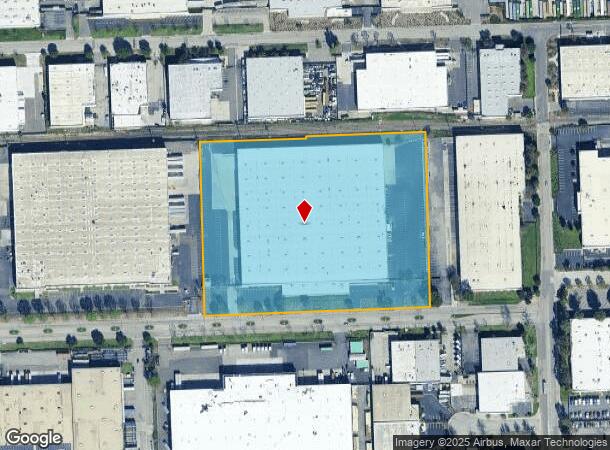  301 W Walnut St, Compton, CA Parcel Map