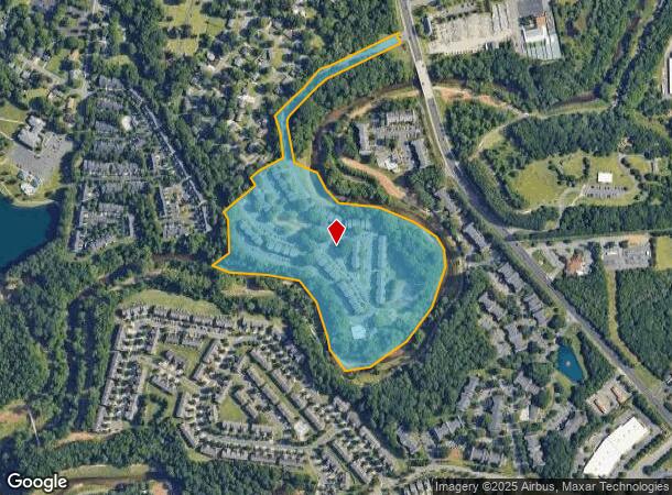  12701 Meadow Creek Ln, Pineville, NC Parcel Map