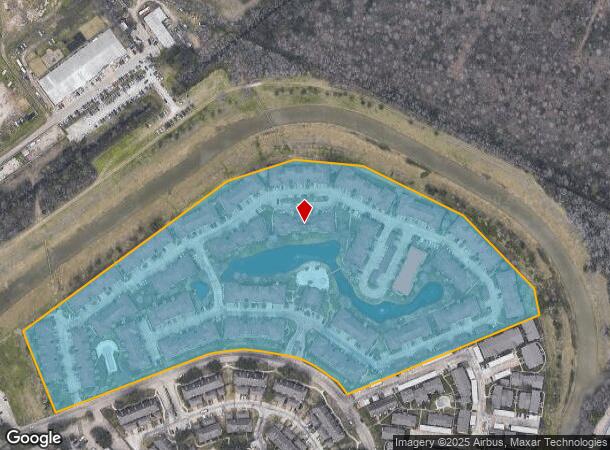 1400 El Camino Village Dr, Houston, TX Parcel Map