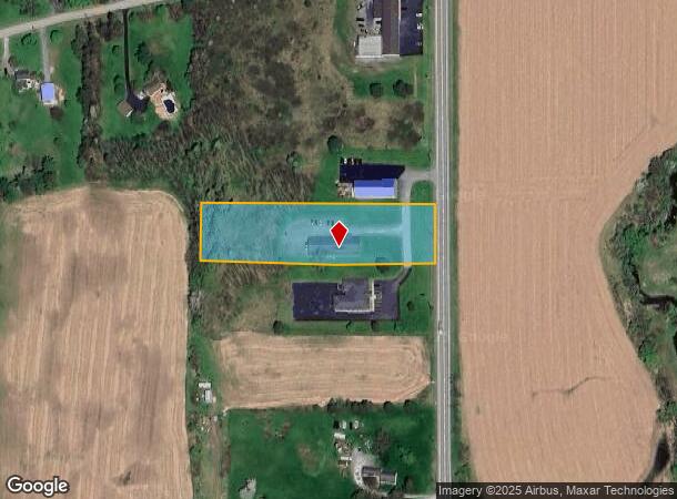 1250 Rochester St, Lima, NY Parcel Map