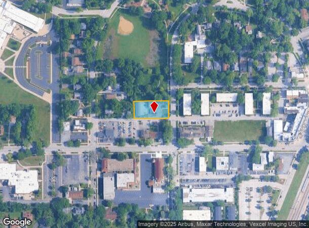 1038 Leavitt Ave, Flossmoor, IL Parcel Map