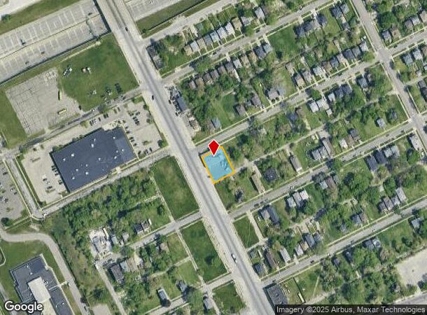  13140 Hamilton Ave, Highland Park, MI Parcel Map