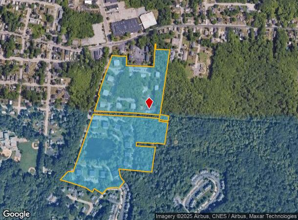 Maple St, Attleboro, MA Parcel Map