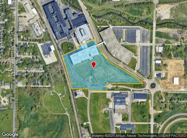  210 E Innovation Way, Akron, OH Parcel Map