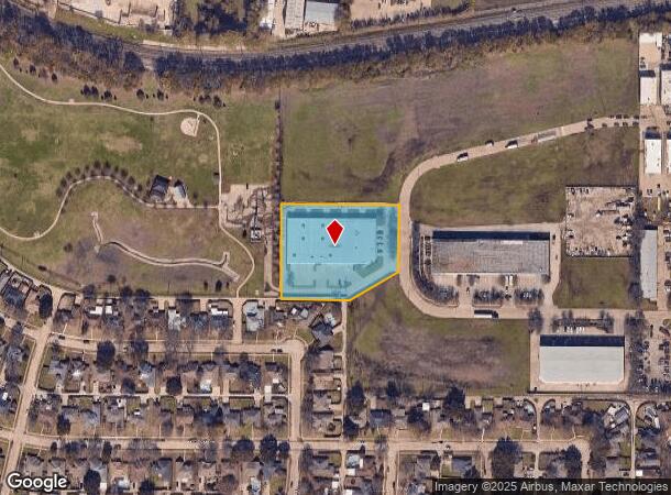  2502 Lawing Ln, Rowlett, TX Parcel Map