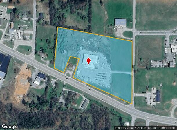 1107 S Main St, Berryville, AR Parcel Map
