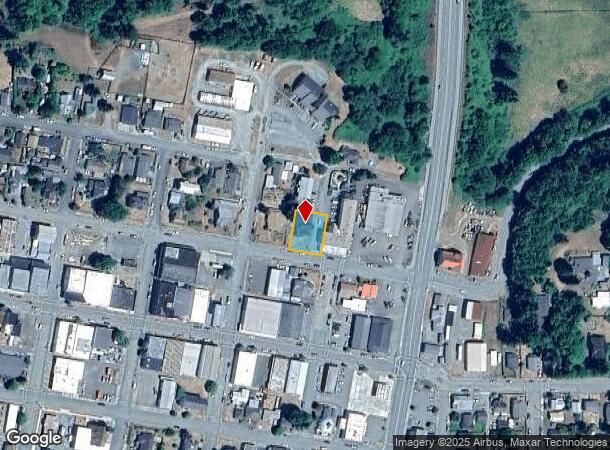 619 Ash St, Myrtle Point, OR Parcel Map