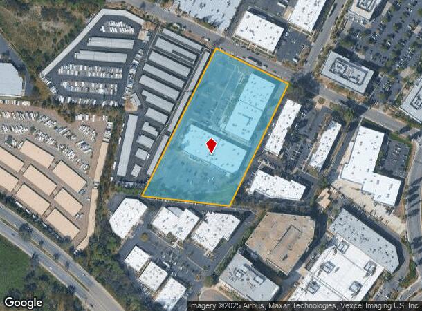  10965 Via Frontera, San Diego, CA Parcel Map