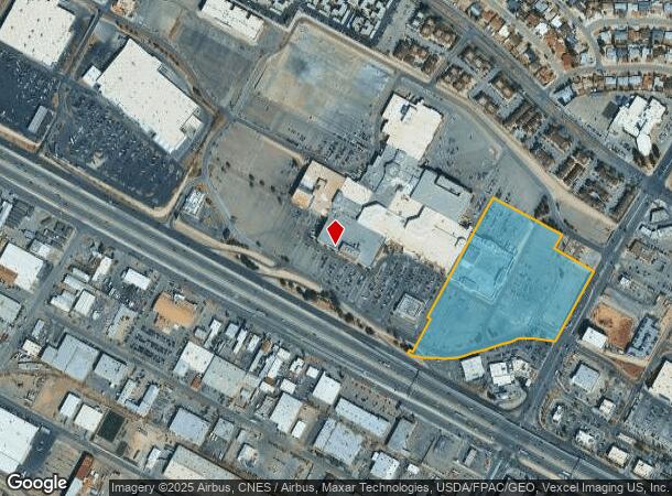  8401 Gateway Blvd W, El Paso, TX Parcel Map