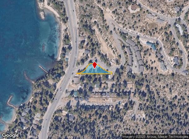 1300 Cave Rock Dr, Glenbrook, NV Parcel Map