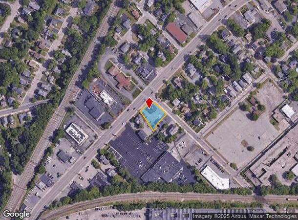 127 Pleasant St, Attleboro, MA Parcel Map