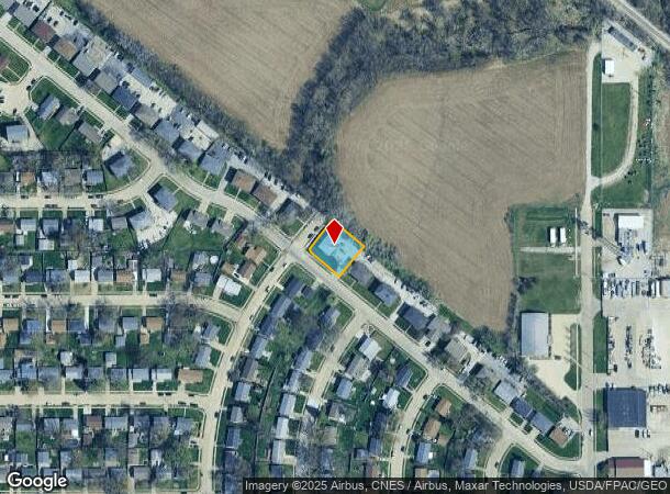 2827 N Elsie Ave, Davenport, IA Parcel Map