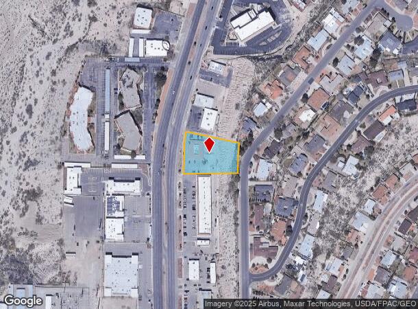  4410 N Mesa St, El Paso, TX Parcel Map